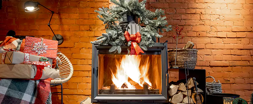 Travis Industries Linear Gas Fireplace Installation in Pace, Florida