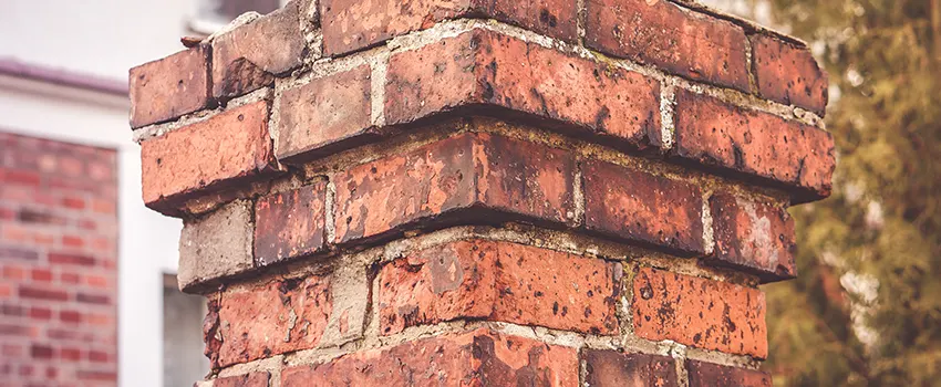 Cracked Chimney Bricks Repair Cost in Pace, Florida