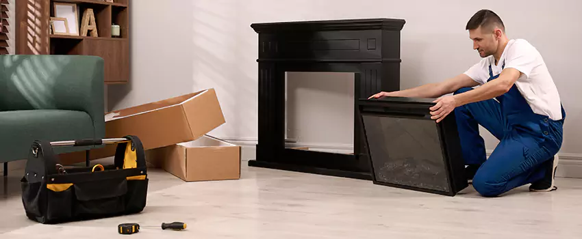 Old Rusted Metal Fireplace Repair And Replacement in Pace, FL